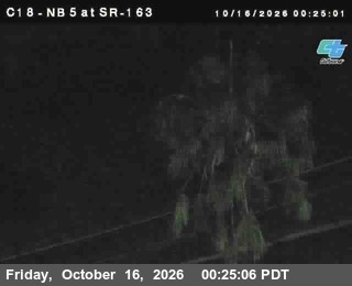 Traffic camera: (C018) NB 5 : SR-163