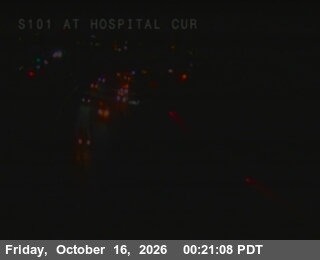 Traffic camera: TV311 -- US-101 : At Hospital Curve