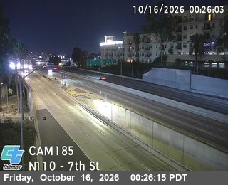 Traffic camera: I-110 : (185) 7th St