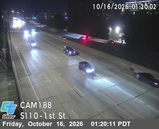 Traffic camera: I-110 : (188) 1st St