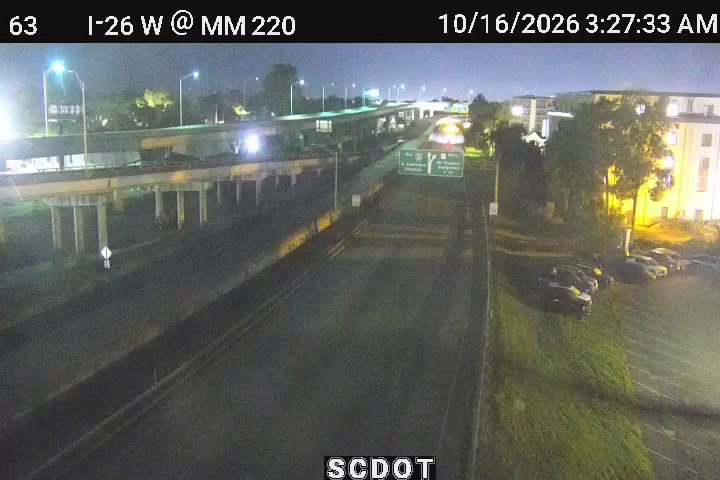 Traffic camera: I-26 W @ MM 220 (US 17N)